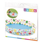 Intex inflatable pool with fruit pattern on packaging