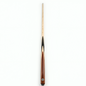 Snooker cue with brown and black design on a white background