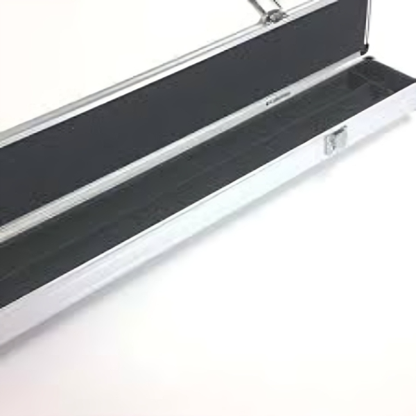 Snooker Almunium Cue Case- 3pc Cue Case (SILVER) KeyLock Premium Quality 1