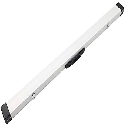Snooker Almunium Cue Case- 3pc Cue Case (SILVER) KeyLock Premium Quality 