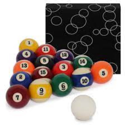 Billiards Pool Ball Set Standard Size